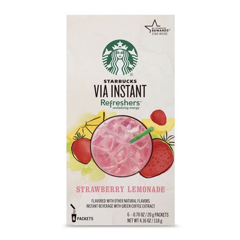 starbucks instant refresher packets.